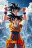 Placeholder: dragon ball movie poster photorealistic