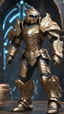 Placeholder: A close picture to cosmic warrior, cosmic armor intricate details, highly detailed, in dreamshaper finetuned model with dynamic art style witg