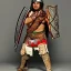 Placeholder: BARBARIAN SWORD AND SHIELD MEXICAN WARRIOR