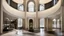 Placeholder: Beautiful unique building interior circular architecture majestic, symmetry, balance, chiaroscuro,