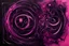Placeholder: Pink, black, and purple abstract painting, gothic horror influence