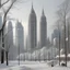 Placeholder: Nueva York con las torres Petronas en invierno