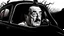 Placeholder: an angry Salvador Dali driving horse shaped surrealist car with eyes, , 4k, sharp edges ,Chiaroscuro, hyper realism, realistic, highly detailed, high contrast black and white, sharp