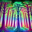 Placeholder: Drawing of a group of trees in the forest, whimsical forest, colorful trees, candy forest, colorful otherworldly trees, bright forest, sitting in a colorful forest, forest colors, psychedelic forest, big magical trees, luminism trees, forest trees, many trees, trees, drawing of Forest, in the forest candy! At night, trees are full