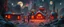 Placeholder: the first nation, robotic witchcraft, cyberpunk village, sci-fi, strange chrome vessels