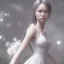 Placeholder: portrait only hitomi tanaka, white dress, 8k, highly realistic, octane render,