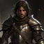 Placeholder: a rugged and determined knight with scars of battle etched across his weathered face, stands tall amidst the chaos of a medieval world. With dark brown hair falling to his shoulders and hazel eyes reflecting both determination and compassion, he is a master swordsman on a quest for vengeance and justice. Dressed in practical leather armor and wielding his broadsword with expert proficiency, Cedric's journey is marked by loss, survival, and the pursuit of honor in a world torn apart by conflict.