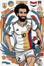 Placeholder: Mohamed Salah Egyptian soccer player r Carton 2d