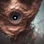 Placeholder: screaming face inside pupil of eye, realistic, intricate, 8k resolution, high-quality, fine-detail, digital art, detailed matte, volumetric lighting, dynamic lighting, photorealistic