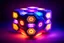 Placeholder: fantastic hexagonal neurocube with ambient lighting, futurism