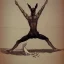 Placeholder: Goats in yoga poses by Thomas Nast