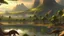 Placeholder: jurassic era period landscapes