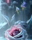 Placeholder: A frozen rose by pascal blanche rutkowski repin artstation hyperrealism painting concept art of detailed character design matte painting, 4 k resolution blade runner, digital Art, perfect composition, beautiful detailed intricate insanely detailed octane render trending on artstation, 8 k artistic photography, photorealistic concept art, soft natural volumetric