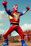 Placeholder: realistic image of joe biden as a mexican wrestling fighter posing, Mexican eyes wrestling mask, red and blue breeches, retro style, 80s, vibrant color, highly detailed, sky background, concept art, unreal engine 5, god rays, ray tracing, RTX, lumen lighting, ultra detail, volumetric lighting, 3d, finely drawn, high definition, high resolution.