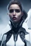 Placeholder: All Black suit Ana de Armas soldier, ghost, wearing high tech mask, white smoke, dark, rage, sorrow, high definition, ultra 8 k, volumetric lighting, blue fire, fog