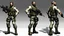 Placeholder: ps2 graphic, military, male, sci fi, game character, full body, t-pose, 3d render, old school shooter, middle aged, beard,