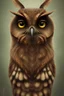 Placeholder: Mystical owl portrait