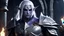 Placeholder: dnd character art of dark elf, gray-skin, drow male, high resolution cgi, 4k, unreal engine 6, high detail, cinematic, concept art, thematic background, well framed