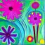 Placeholder: abstract flowers