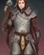 Placeholder: artificer wearing rune etched armor, D&D character