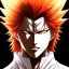 Placeholder: "Ichigo Kurosaki, Large Scale Head and Shoulders Portrait, 8K Resolution Portrait by Tite Kubo, pinterest, mangá style."