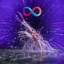 Placeholder: infinity symbol ∞ with vibrant powerful single prawn coming out of the water, striking, neon, chiaroscuro, dramatic, captivating, powerful, fantasy, beautiful, octane render, 16k post-production, artstation: award-winning: atmospheric: commanding: fantastical: clarity: ultra quality: striking: brilliance: stunning colors: amazing depth; lens: f/11, 35mm