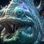 Placeholder: fluid ink angler fish creature, unreal engine 5, 8k resolution, photorealistic, ultra detailed