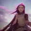 Placeholder: a portrait of a cute girl with a luminous dress, eyes shut, mouth closed, long hair, wind, sky, clouds, the moon, moonlight, stars, universe, fireflies, butterflies, lights, lens flares effects, swirly bokeh, brush effect, In style of Yoji Shinkawa, Jackson Pollock, wojtek fus, by Makoto Shinkai, concept art, celestial, amazing, astonishing, wonderful, beautiful, highly detailed, centered