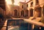 Placeholder: /imagine prompt: a dreamy luxury apartment in ancient ruins, with a pool in a yard, Cinematic, Warm Color Palette, 32k, Full-HD, Happy, Sunlight, sunset