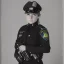 Placeholder: Police girl portrait