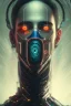 Placeholder: cyberpunk, head, men, portrai