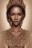 Placeholder: Portrait of a ornate and intricately detailed beautiful female tan skinned goddess queen :: skin-tight, open robes :: exposed breast :: perfect proportions :: flawless eyes :: by Artgerm :: hyperrealistic, hyper detailed, photorealistic :: a masterpiece, incredible composition, amazing depth, imposing, meticulously composed, 16k resolution concept art