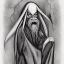 Placeholder: Nosferatu vampire with a tentacle beard and vampire fangs and grey skin as a Russian Orthodox