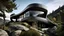 Placeholder: The style of the house was as austere and uncompromising as a mountain range, a stark contrast to the organic curves of nature.