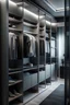 Placeholder: a closet that is ai with a built-in iron and steam clean