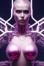 Placeholder: cyberpunk, pink latex body, women, body portrai, big boobs, highlight eyes perfect, skin, tron, cyborg, perfekt sexy, real, dream, hr giger