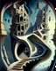 Placeholder: A captivating, surrealist painting of a gravity-defying, Escher-inspired building with multiple perspectives, impossible staircases, and fantastical elements that defy the laws of physics, set within a dream-like landscape.