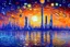 Placeholder: Futuristic city, exoplanet in the horizon, impressionism oil painting, realistic photography vision