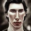 Placeholder: A portrait of Adam Driver by Jake Bartok