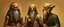 Placeholder: realistic rendering Portrait of the Apkallu sages who were sent by the god Ea to teach civilization to humanity before the flood. They were depicted as half-human and half-fish or bird, and were associated with wisdom, magic, and culture.