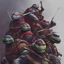 Placeholder: a portrait of the ninja turtles by greg rutkowski