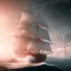 Placeholder: photo of a ultra realistic sailing ship, dramatic light, pale sunrise, cinematic lighting, battered, low angle, trending on artstation, 4k, hyper realistic, focused, extreme details, unreal engine 5, cinematic, masterpiece, art by studio ghibli, intricate artwork by john william turner