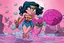 Placeholder: pink swimming Wonder Woman Teen Titans Go