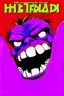 Placeholder: head fuked title with movie poster title :HEAD FUKED SO MUCH BRO, monster more angry and more 90s style, angry fast, extreme, wild, so so angry, red and purple background with 90s style slashes