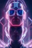 Placeholder: cyberpunk, head, men, portrai, tron