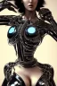 Placeholder: monica bellucci, cyberpunk, black latex body, women, body portrai, big boobs, highlight eyes perfect, skin, tron, cyborg, perfekt sexy, real, dream, hr giger