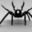 Placeholder: This spider is the size of a small horse, with eight long, slender legs tipped with sharp, venomous claws. Its body is covered in shimmering black fur, and its eyes glow a bright, otherworldly green. It has a pair of venomous fangs that can be extended from its mouth, and it can spin webs of magical energy to ensnare its prey. This spider is intelligent and cunning, and it is feared by all who encounter it in the realm of fantasy.