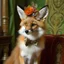 Placeholder: a very fancy fox