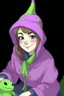 Placeholder: Frog wizard girl