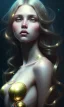 Placeholder: porno model , cute, beautiful, long hair, wavy hair, curly hair، black eyes, head and shoulders portrait, cinematic, 8k, resolution concept art portrait by Greg Rutkowski, Artgerm, WLOP, Alphonse Mucha dynamic lighting hyperdetailed intricately detailed